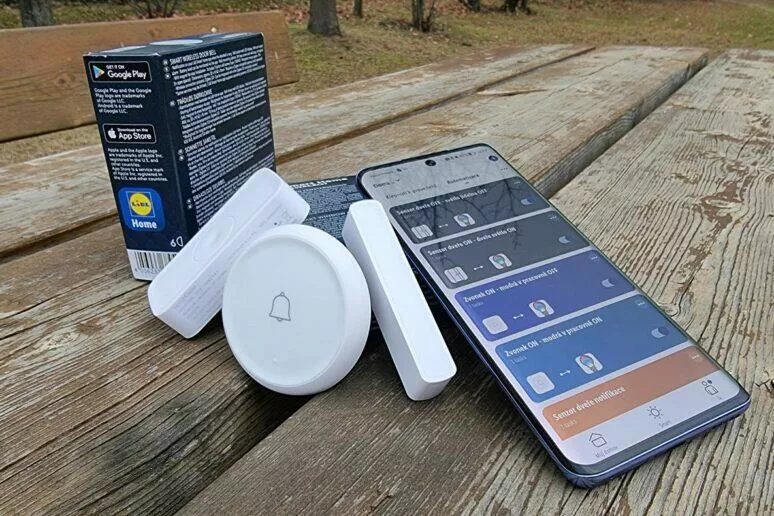 LIDL Smart Home dveřní senzor chytrý zvonek automatizace LivarnoLux SilverCrest recenze LIDL Smart Home dveřní senzor chytrý zvonek automatizace LivarnoLux SilverCrest recenze