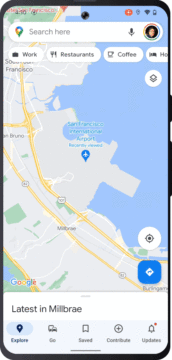 Mapy Google novinky 2021 indoor navigace