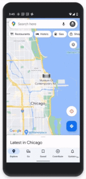 Mapy Google novinky 2021 vytíženost