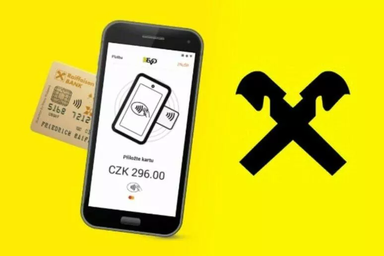 Raiffeisenbank mobil platební terminál REVO SoftPOS aplikace Raiffeisenbank mobil platební terminál REVO SoftPOS aplikace