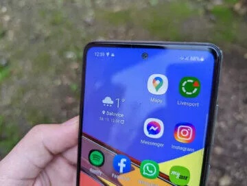 samsung galaxy a52s 5g průstřel