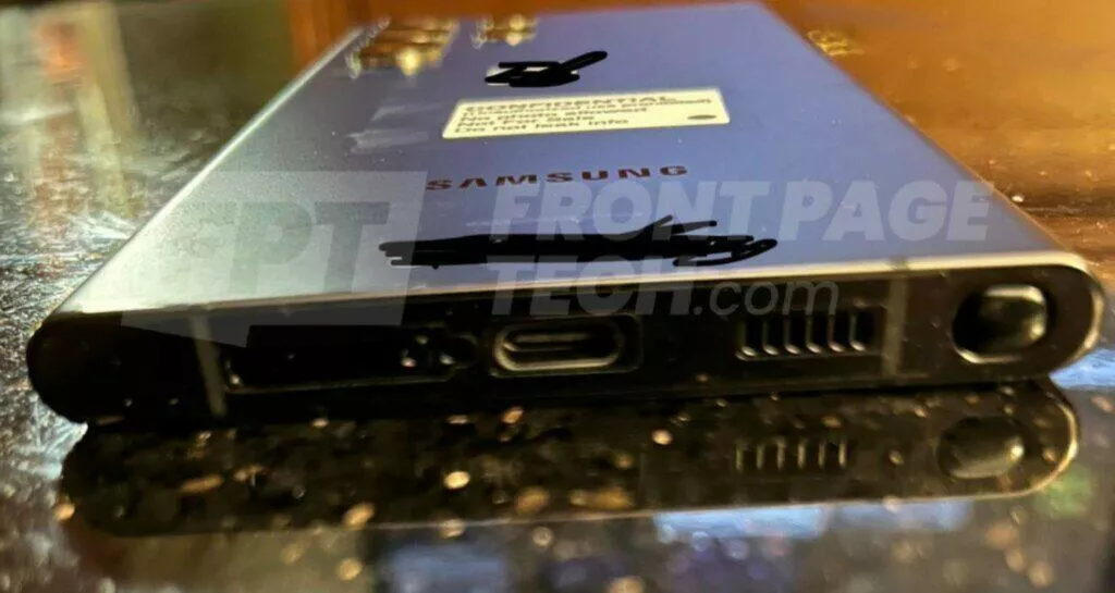 Samsung Galaxy S22 Ultra Leaked Photos With Pen Drawer