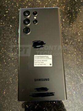 Samsung Galaxy S22 Ultra uniklé fotky S Pen záda