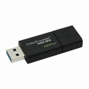 5 tipů elektro dárky do 500 Kč 128GB USB flash disk Kingston DataTraveler 100 G3 USB 3.0