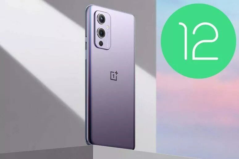 Android 12 oneplus 9