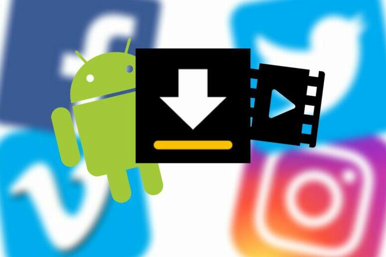 Android Facebook Twitter Instagram video stahování