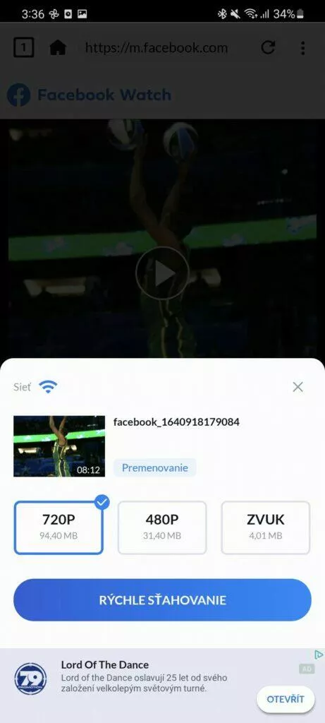 Android Facebook Twitter Instagram video stahování facebook stahování