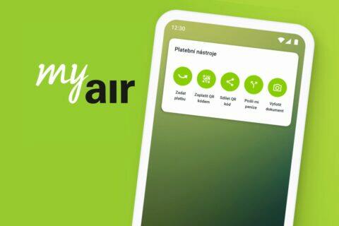aplikace My Air widget