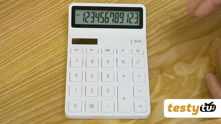 Chiny: Xiaomi Lemo - 12 cyfrowy kalkulator biurkowy