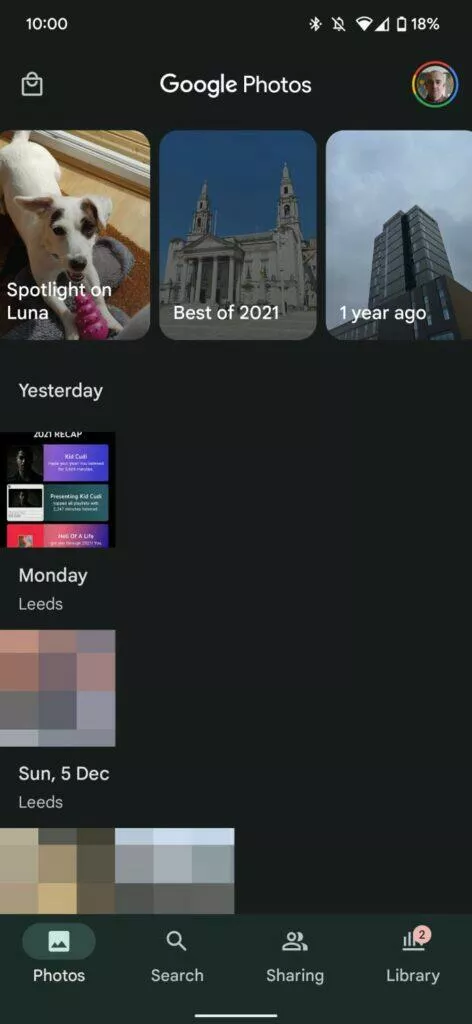 Fotky Google Best of 2021 vzpomínky 1