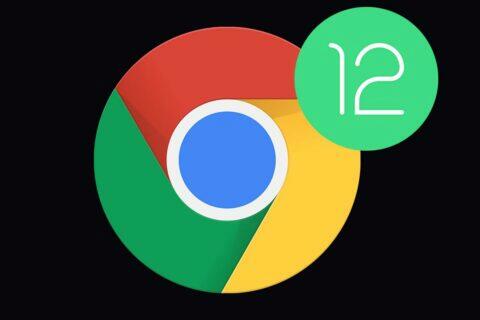 google chrome android 12 screenshot