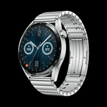 Huawei Watch GT 3 46mm Elite Stainless tlačítka korunka