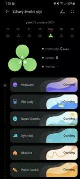 Huawei Zdraví Zdravý životní styl přehled
