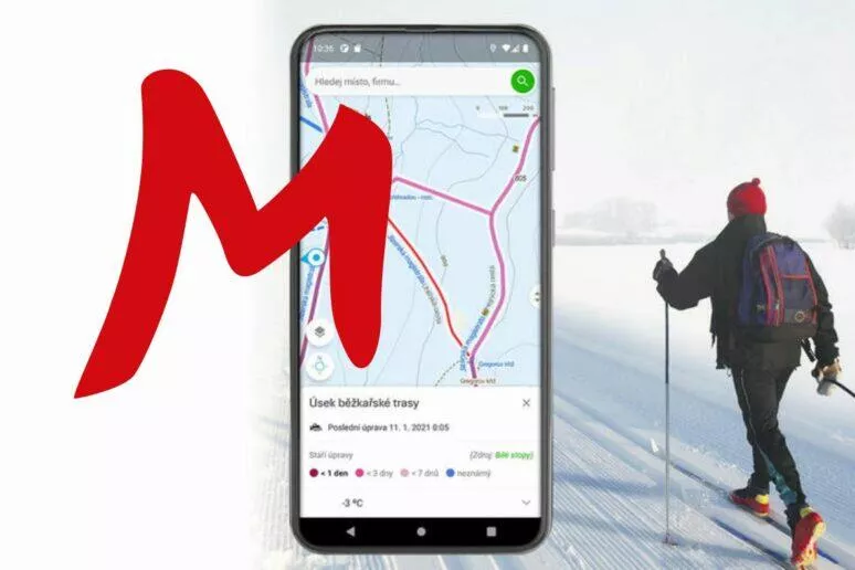 Mapy.cz běžkařské stopy trasy 2021 Mapy.cz běžkařské stopy trasy 2021