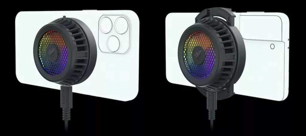 Razer Phone Cooler Chroma chlazení Android Apple MagSafe Razer Phone Cooler Chroma chlazení Android Apple MagSafe