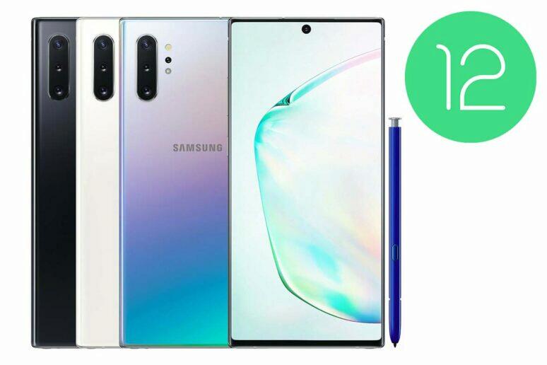 samsung galaxy note10 android 12