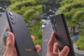 Samsung Galaxy S22 Ultra maketa video