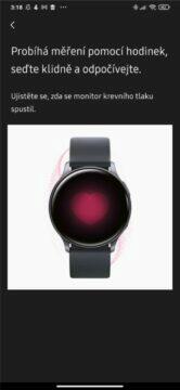 Samsung Galaxy Watch4 EKG tlak 5 upozornění