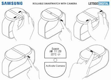Samsung hodinky Galaxy Watch patent rolovací vysouvací displej