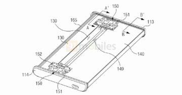 Samsung patent ohebný rolovací mobil mechanismus