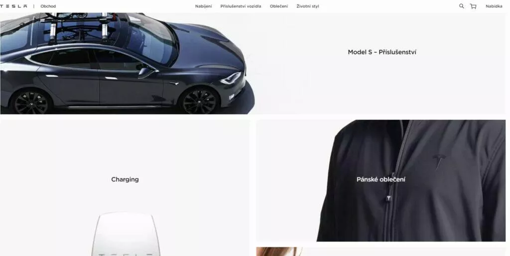 Tesla web čeština