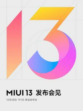Xiaomi MIUI 13 plakát