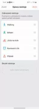 zepp os nastavení