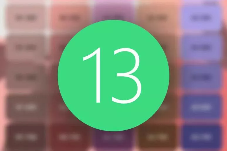 Android 13 barvy palety Android 13 barvy palety