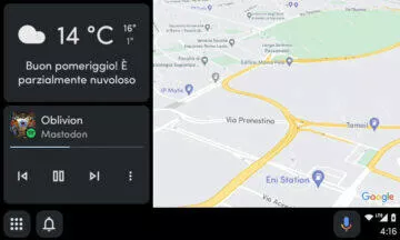 android auto aplikace vedle sebe