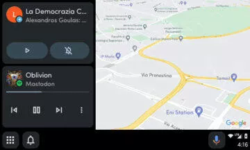 android auto dvě aplikace