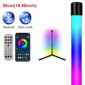 doplňky do obýváku AliExpress Stmívatelná náladová rohová LED lampa ovládání