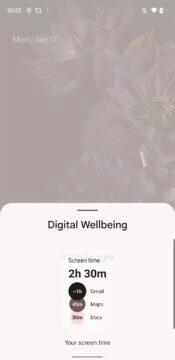 Google digitální rovnováha widget digital wellbeing nabídka