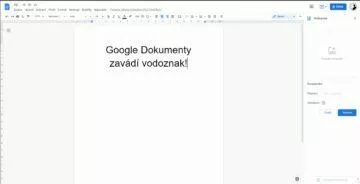 Google Dokumenty vodoznak nabídka