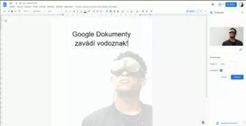 Google Dokumenty vodoznak obrázek