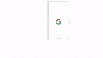 Google Pixel Fold Android 12L animace SIM 1