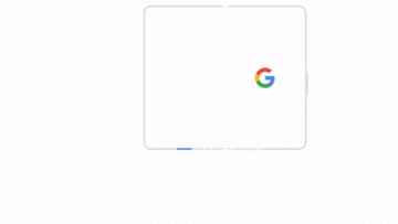 Google Pixel Fold Android 12L animace SIM 2