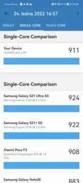 Huawei P50 Pro geekbench