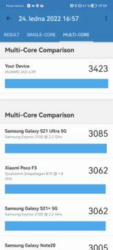 Huawei P50 Pro geekbench skore