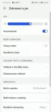 Huawei P50 Pro nastavení