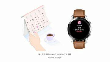 Huawei Watch GT 2 update Menstruační cyklus 2.0