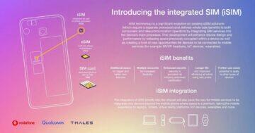 iSIM prototyp Qualcomm Vodafone Thales schéma parametry Samsung Galaxy Z Flip3