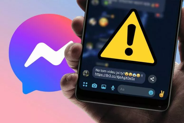 Na tom videu jsi ty Messenger zpráva útok podvod phishing ochrana Na tom videu jsi ty Messenger zpráva útok podvod phishing ochrana