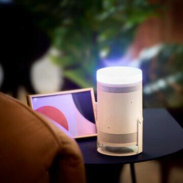 Samsung The Freestyle projektor představení světlo