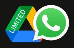 WhatsApp Google Disk neomezená záloha limit