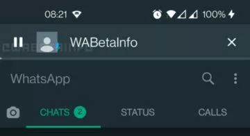 WhatsApp hlasové zprávy přehrávač Global Voice Note Player screen