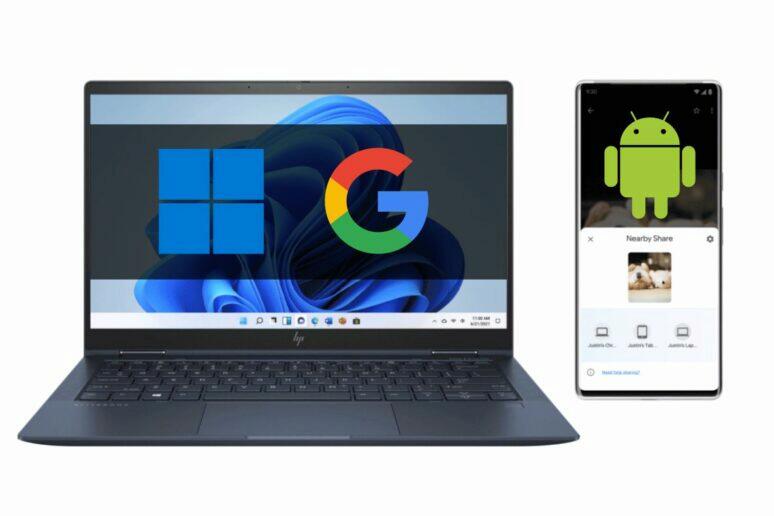 Windows Android Google propojení ovládání Fast Pair