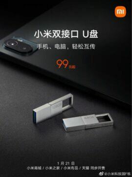 Xiaomi flash disk dual U USB-C plakát
