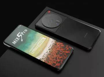 Xiaomi MIX 5 Pro rendery