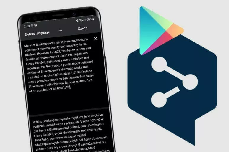 DeepL překladač Android aplikace