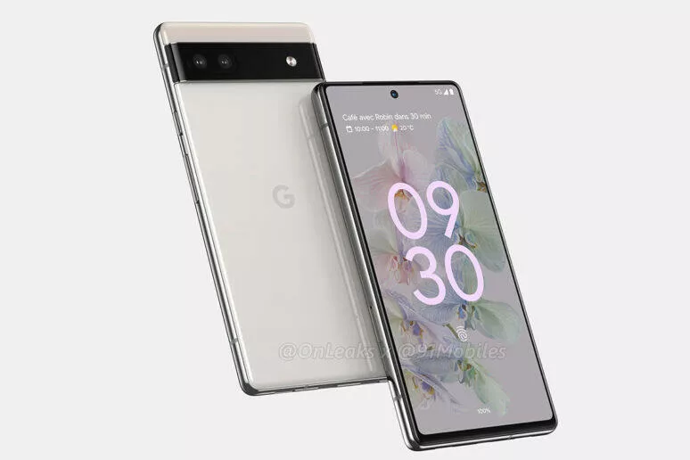 Google Pixel 6a render